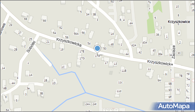 Wieliczka, Krzyszkowicka, 17A, mapa Wieliczka