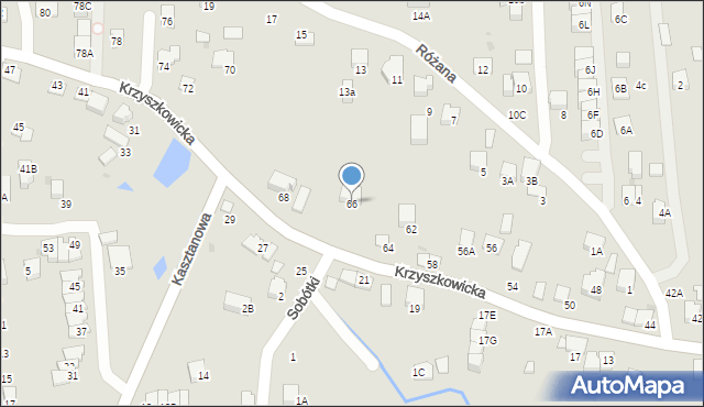 Wieliczka, Krzyszkowicka, 66, mapa Wieliczka