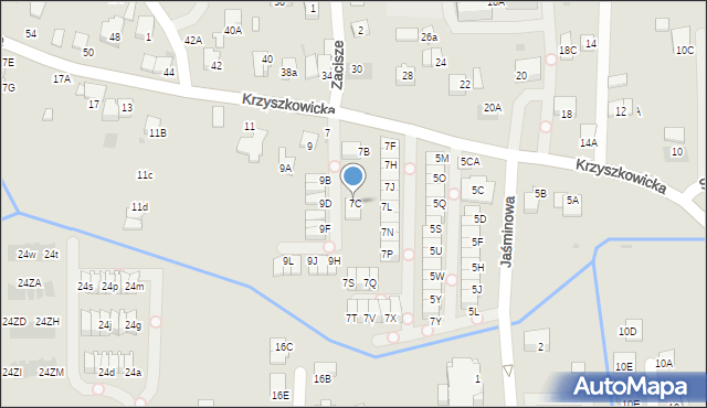 Wieliczka, Krzyszkowicka, 7C, mapa Wieliczka