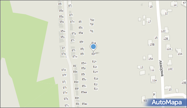 Wieliczka, Krzyszkowicka, 81f, mapa Wieliczka