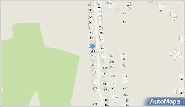 Wieliczka, Krzyszkowicka, 95r, mapa Wieliczka