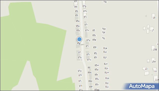 Wieliczka, Krzyszkowicka, 95z, mapa Wieliczka