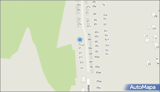 Wieliczka, Krzyszkowicka, 97h, mapa Wieliczka