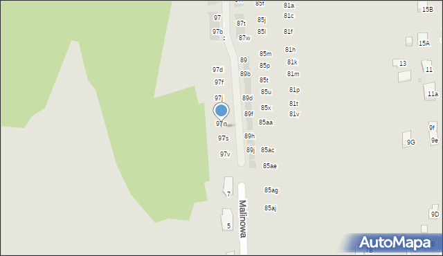 Wieliczka, Krzyszkowicka, 97p, mapa Wieliczka