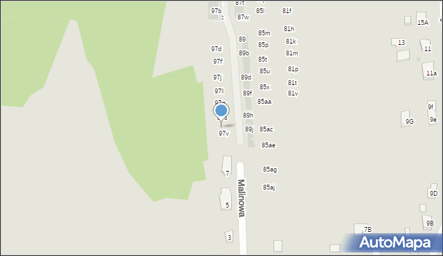 Wieliczka, Krzyszkowicka, 97u, mapa Wieliczka