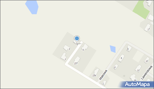Wikielec, Krokusowa, 5, mapa Wikielec