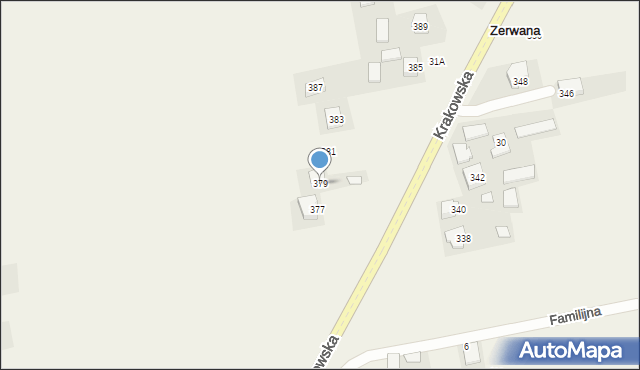Wilczkowice, Krakowska, 379, mapa Wilczkowice