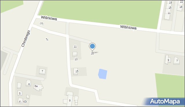 Wilkszyn, Króla Bolesława Chrobrego, 10, mapa Wilkszyn