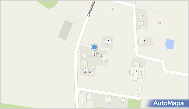 Wilkszyn, Króla Bolesława Chrobrego, 6, mapa Wilkszyn