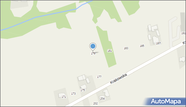 Witanowice, Krakowska, 179, mapa Witanowice