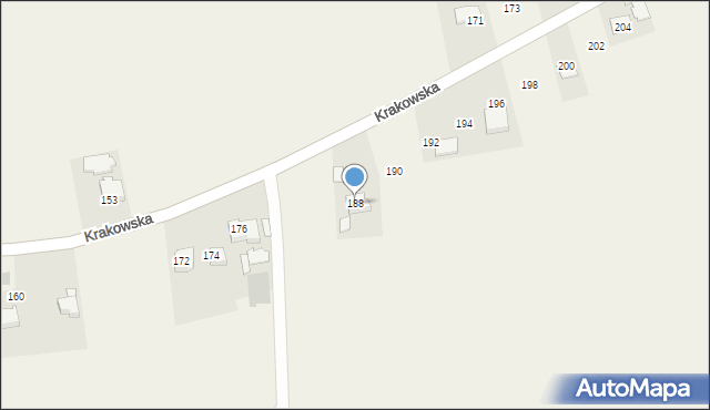 Witanowice, Krakowska, 188, mapa Witanowice