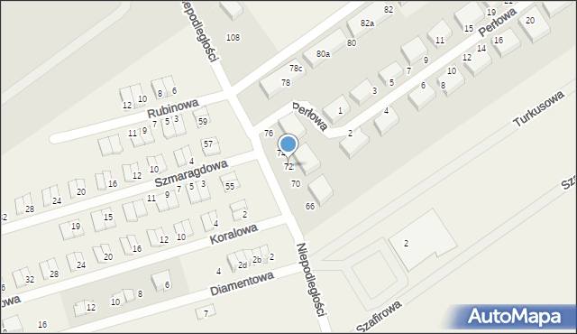 Witkowo Drugie, Kresowian, 72, mapa Witkowo Drugie