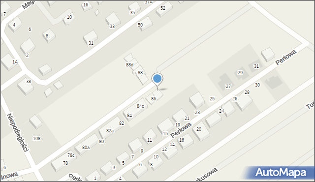Witkowo Drugie, Kresowian, 86a, mapa Witkowo Drugie