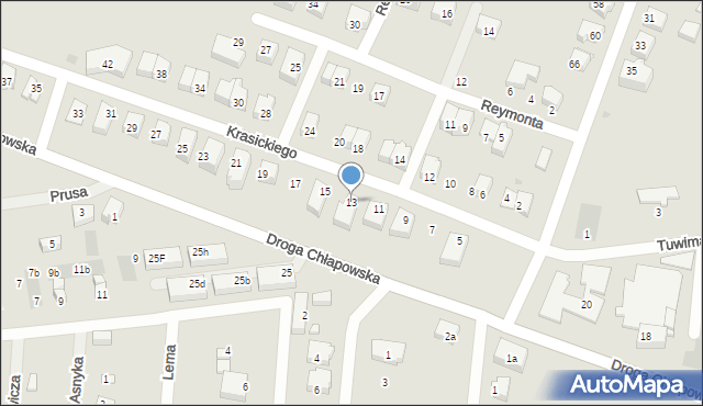 Władysławowo, Krasickiego Ignacego, bp., 13, mapa Władysławowo
