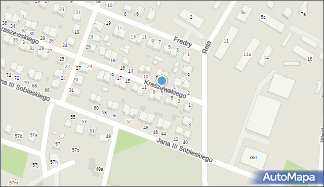 Włoszczowa, Kraszewskiego Józefa Ignacego, 7, mapa Włoszczowa