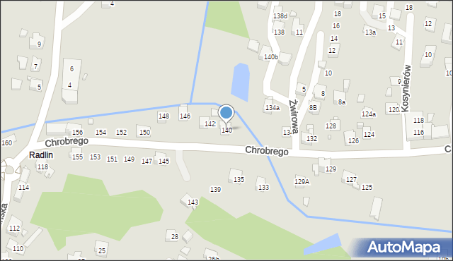 Wodzisław Śląski, Króla Bolesława Chrobrego, 140, mapa Wodzisławia Śląskiego