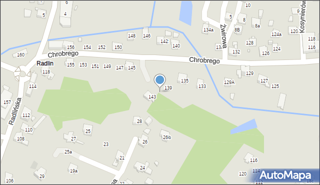 Wodzisław Śląski, Króla Bolesława Chrobrego, 141, mapa Wodzisławia Śląskiego