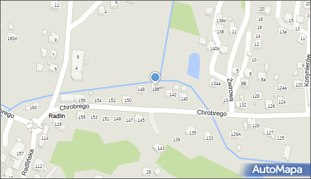 Wodzisław Śląski, Króla Bolesława Chrobrego, 146, mapa Wodzisławia Śląskiego