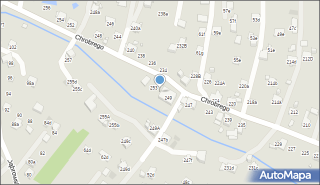 Wodzisław Śląski, Króla Bolesława Chrobrego, 251, mapa Wodzisławia Śląskiego