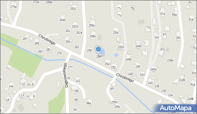 Wodzisław Śląski, Króla Bolesława Chrobrego, 256, mapa Wodzisławia Śląskiego