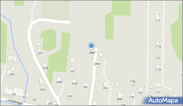 Wodzisław Śląski, Króla Bolesława Chrobrego, 288e, mapa Wodzisławia Śląskiego