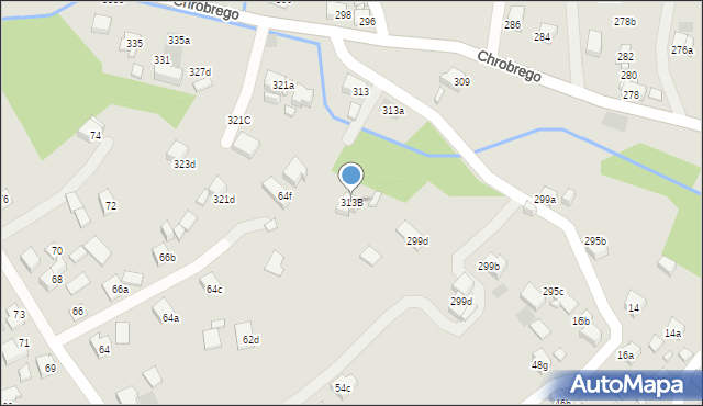 Wodzisław Śląski, Króla Bolesława Chrobrego, 313B, mapa Wodzisławia Śląskiego