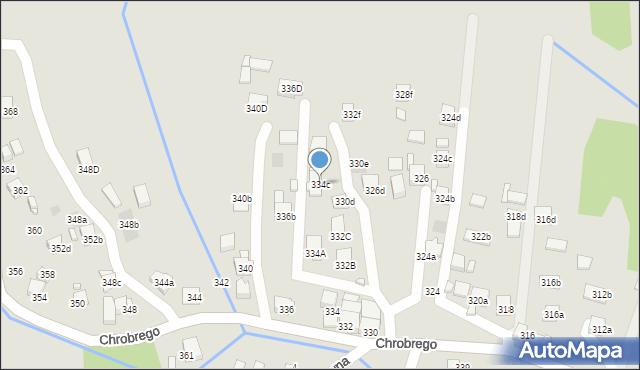 Wodzisław Śląski, Króla Bolesława Chrobrego, 334c, mapa Wodzisławia Śląskiego