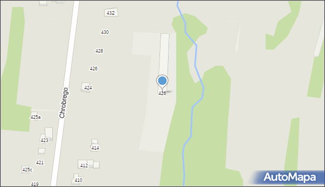 Wodzisław Śląski, Króla Bolesława Chrobrego, 426, mapa Wodzisławia Śląskiego