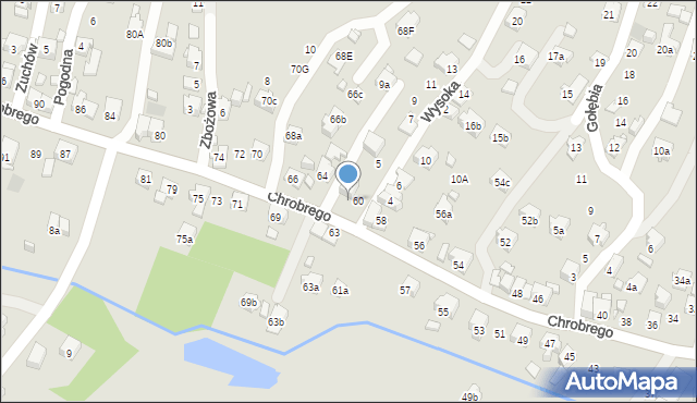 Wodzisław Śląski, Króla Bolesława Chrobrego, 62, mapa Wodzisławia Śląskiego