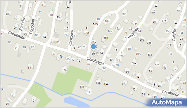 Wodzisław Śląski, Króla Bolesława Chrobrego, 66, mapa Wodzisławia Śląskiego