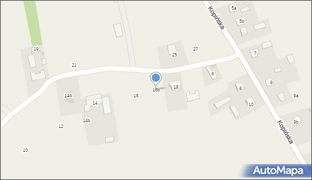 Wohyń, Kraszewskiego Józefa Ignacego, 16b, mapa Wohyń