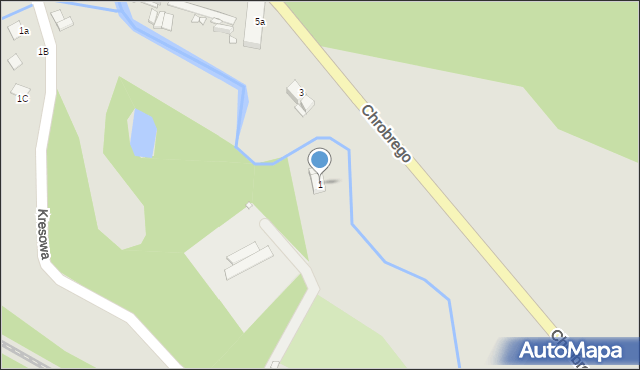 Wojcieszów, Króla Bolesława Chrobrego, 1, mapa Wojcieszów