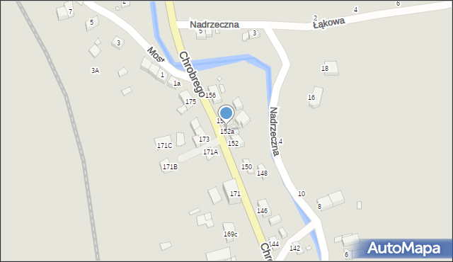 Wojcieszów, Króla Bolesława Chrobrego, 152a, mapa Wojcieszów