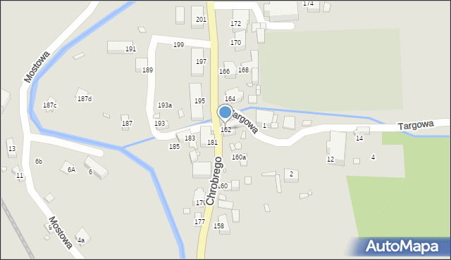 Wojcieszów, Króla Bolesława Chrobrego, 162, mapa Wojcieszów