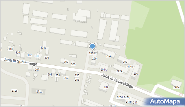 Wojkowice, Króla Jana III Sobieskiego, 296/b, mapa Wojkowice