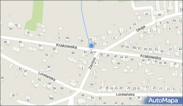 Wojnicz, Krakowska, 52, mapa Wojnicz