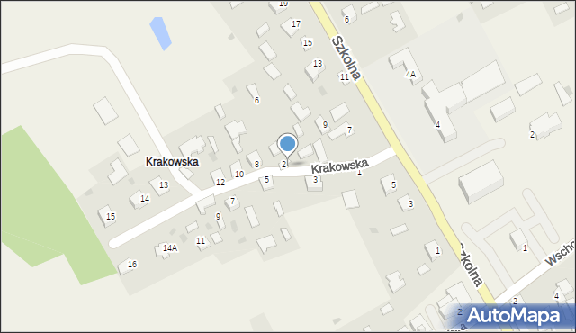 Wola Baranowska, Krakowska, 230, mapa Wola Baranowska