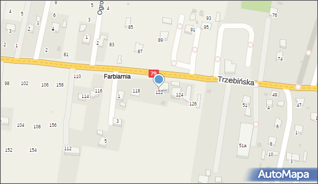 Wola Filipowska, Krzeszowicka, 122, mapa Wola Filipowska
