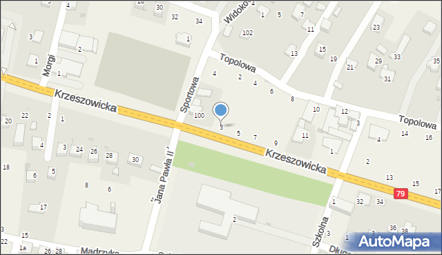 Wola Filipowska, Krzeszowicka, 3, mapa Wola Filipowska