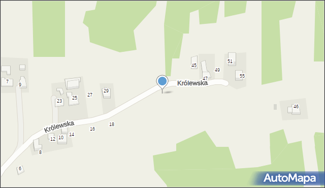 Wola Radziszowska, Królewska, 24, mapa Wola Radziszowska