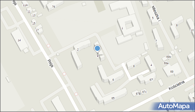 Wołomin, Króla Kazimierza Wielkiego, 4, mapa Wołomin