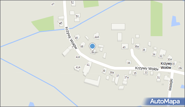 Wołów, Krzywy Wołów, 44, mapa Wołów