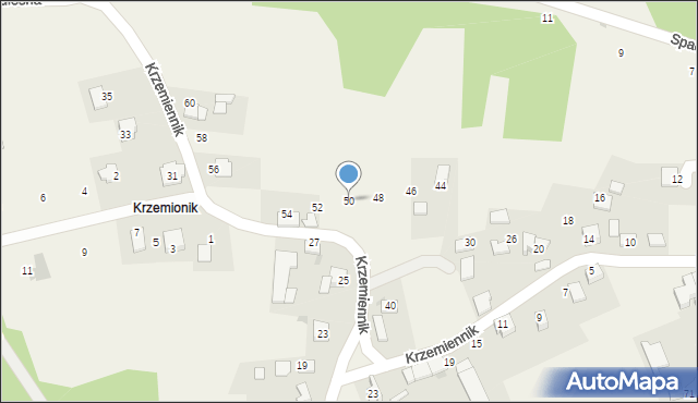 Wołowice, Krzemiennik, 50, mapa Wołowice