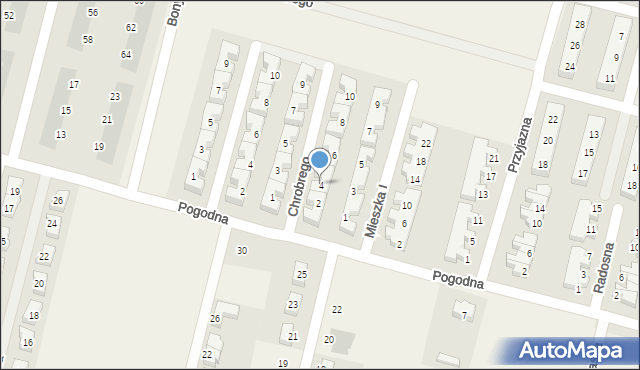 Wróblowice, Króla Bolesława Chrobrego, 4, mapa Wróblowice