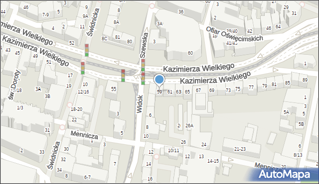 Wrocław, Króla Kazimierza Wielkiego, 59, mapa Wrocławia