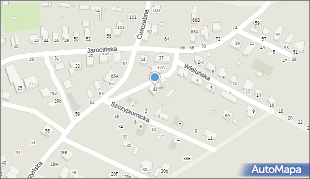 Wrocław, Krotoszyńska, 42, mapa Wrocławia