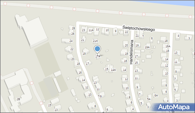 Wrocław, Krzywickiego Ludwika, 17A, mapa Wrocławia