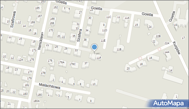 Wrocław, Kryniczna, 39, mapa Wrocławia