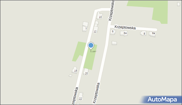 Wrocław, Krzeptowska, 16, mapa Wrocławia