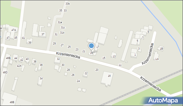 Wrocław, Krzemieniecka, 19, mapa Wrocławia